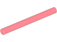 Lego Trans-Red Bar 4L (Lightsaber Blade / Wand)