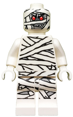 Lego Monster Fighters Mummy - NON-Glow In Dark Pattern
