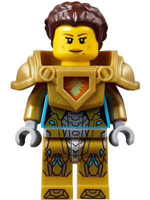 Lego Nexo Knights Queen Halbert - Pearl Gold Armor