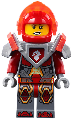 Lego Nexo Knights Macy Halbert - Trans-Neon Orange Visor