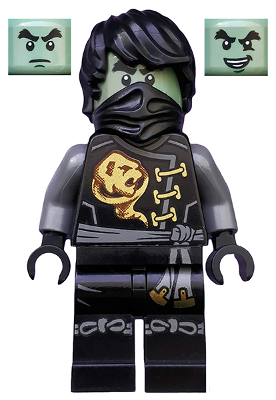 Lego Ninjago Cole - Skybound, Ghost, Hair