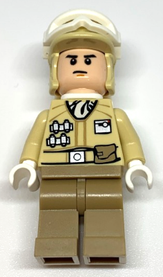 Lego Star Wars Hoth Rebel Trooper (Orange Chin Dimple)