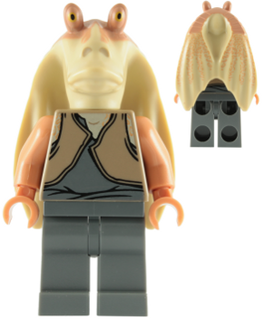 Lego Star Wars Jar Jar Binks (Printed Head)