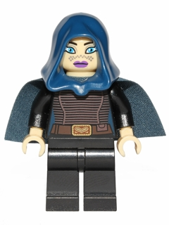 Lego Star Wars Barriss Offee - Dark Blue Cape and Hood