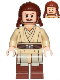 Lego Star Wars Qui-Gon Jinn, without Cape