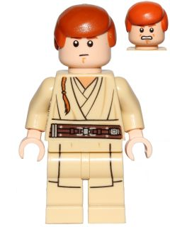 Lego Star Wars Obi-Wan Kenobi (Young, Printed Legs, without Cape)