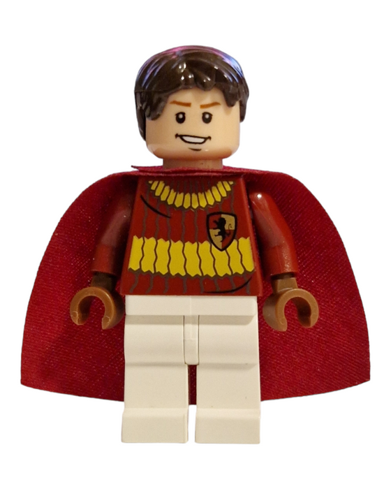 Lego Harry Potter Oliver Wood, Dark Red Quidditch Uniform