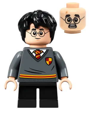 Lego Harry Potter, Gryffindor Sweater with Crest, Black Short Legs