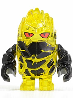 Lego Power Miners Rock Monster - Combustix (Trans-Yellow)