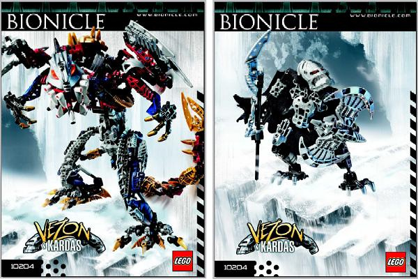Lego Bionicle Vezon & Kardas