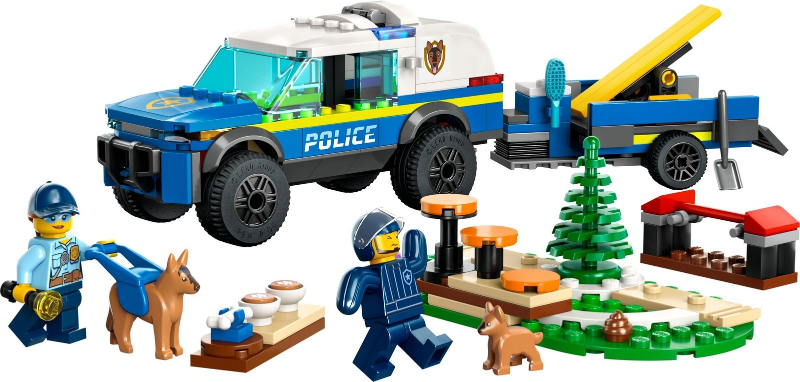 Lego City 60369 Mobile Police Dog Training