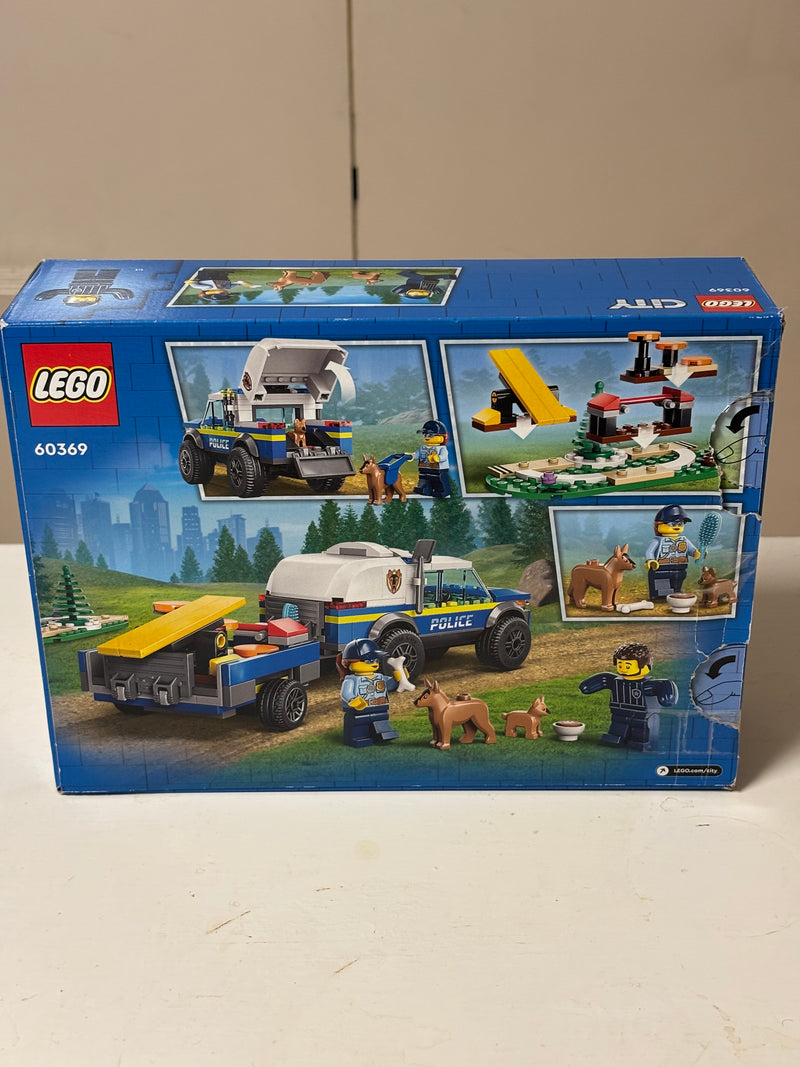 Lego City 60369 Mobile Police Dog Training