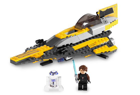 Lego Star Wars 7669-2 Anakin's Jedi Starfighter, Clone Wars White Box