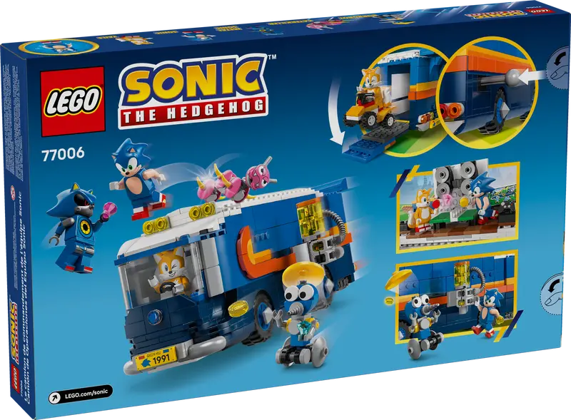 LEGO Sonic 77006 Sonic-tiimin liikkuva komentokeskus