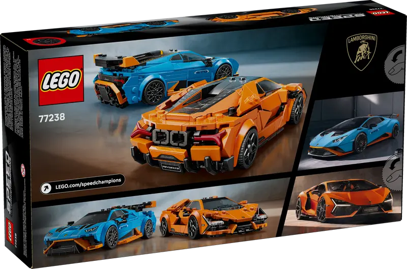 LEGO Speed Champions 77238 Lamborghini Revuelto ja Huracán STO