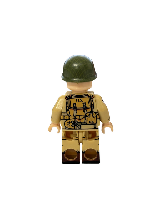 Custom Printed WW2 Minifigure US Army Airborne Paratrooper Soldier