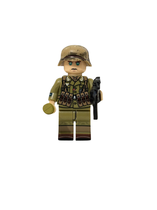 Custom Printed WW2 Minifigure German Soldier African Corps