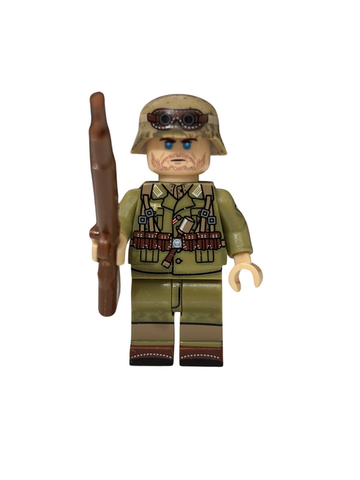 Custom Printed WW2 Minifigure German Afrikakorps Line Soldier