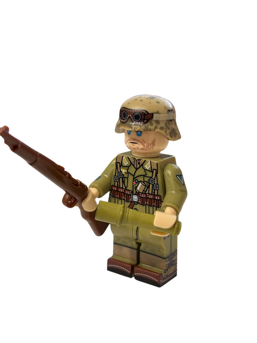 Custom Printed WW2 Minifigure German Afrikakorps Line Soldier