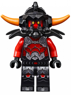 Lego Nexo Knights Ash Attacker - Orange Horns