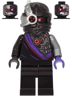 Lego Ninjago Nindroid Warrior, Dual Sided Head - Legacy