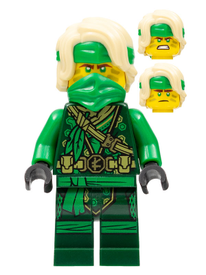 Lego Ninjago Lloyd - The Island, Mask and Hair with Bandana