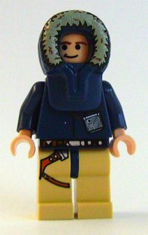 Lego Star Wars Han Solo - Light Nougat, Parka Hood, Tan Legs with Holster