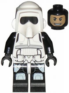 Lego Star Wars Imperial Scout Trooper - Printed Black Head and Legs