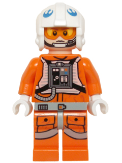 Lego Star Wars Snowspeeder Pilot - White Helmet, Headset