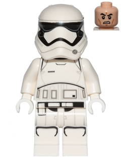 Lego Star Wars First Order Stormtrooper (Rounded Mouth Pattern)
