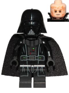 Lego Star Wars Darth Vader (Light Nougat Head, Plain Arms)