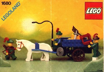 Lego Castle 1680 Hay Cart with Smugglers