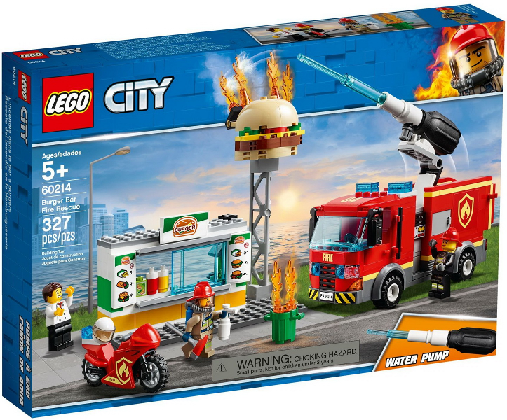 Lego City 60214 Burger Bar Fire Rescue