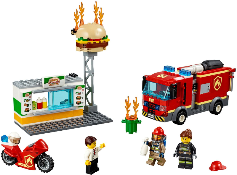 Lego City 60214 Burger Bar Fire Rescue