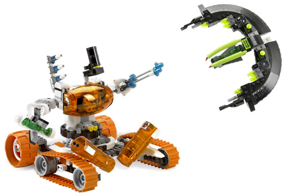 Lego Mars Mission MT-51 claw-tank ambush
