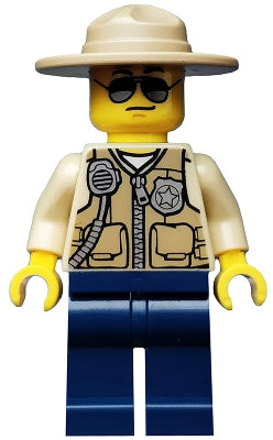 Lego Swamp Police Officer wwith sunglasses