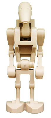 Lego Star Wars Battle Droid Tan with Back Plate